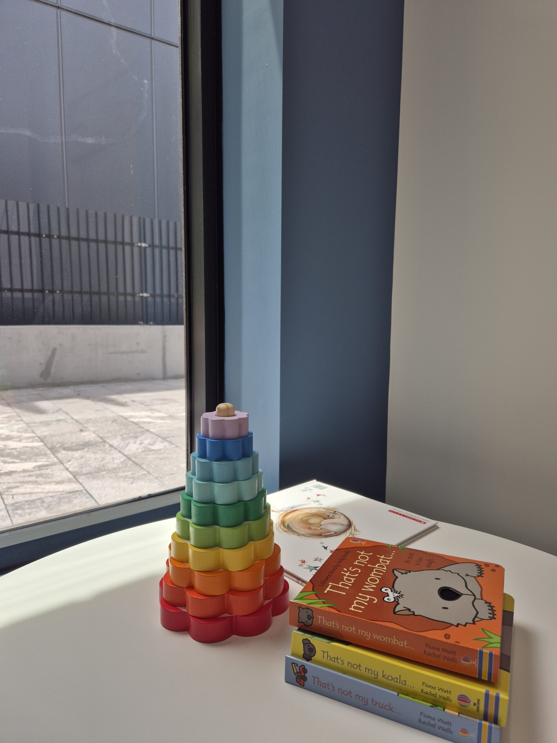 A quiet indoor space for children to play in with toys and books in the Ronald McDonald House Greater Western Sydney Family Room, The Children's Hospital at Westmead