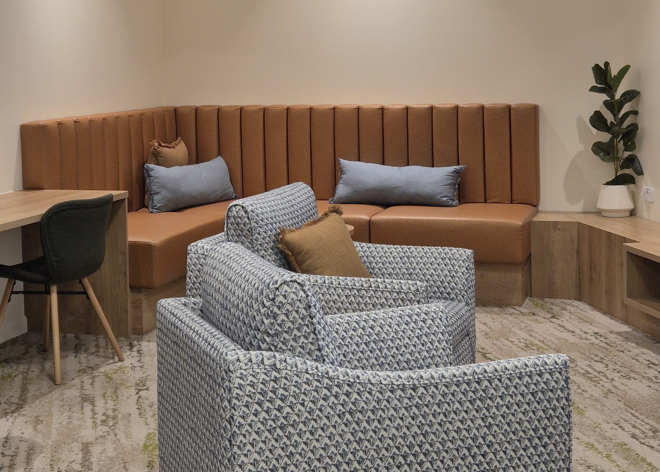 Lounge area at Ronald McDonald House Greater Western Sydney Family Accommodation, The Children's Hospital at Westmead