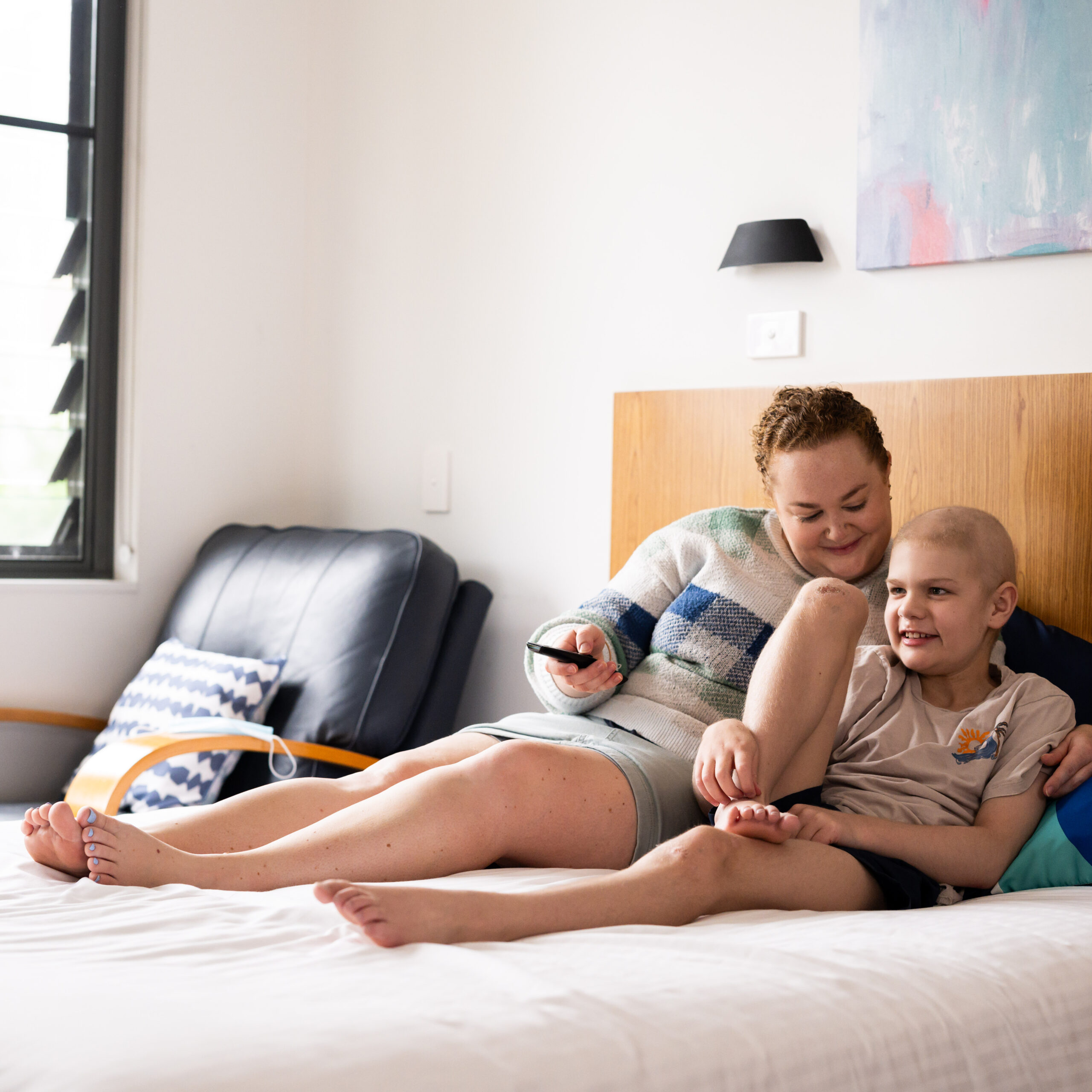 Family supported by Ronald McDonald House Greater Western Sydney through the Ronald McDonald House Greater Western Sydney Family Room