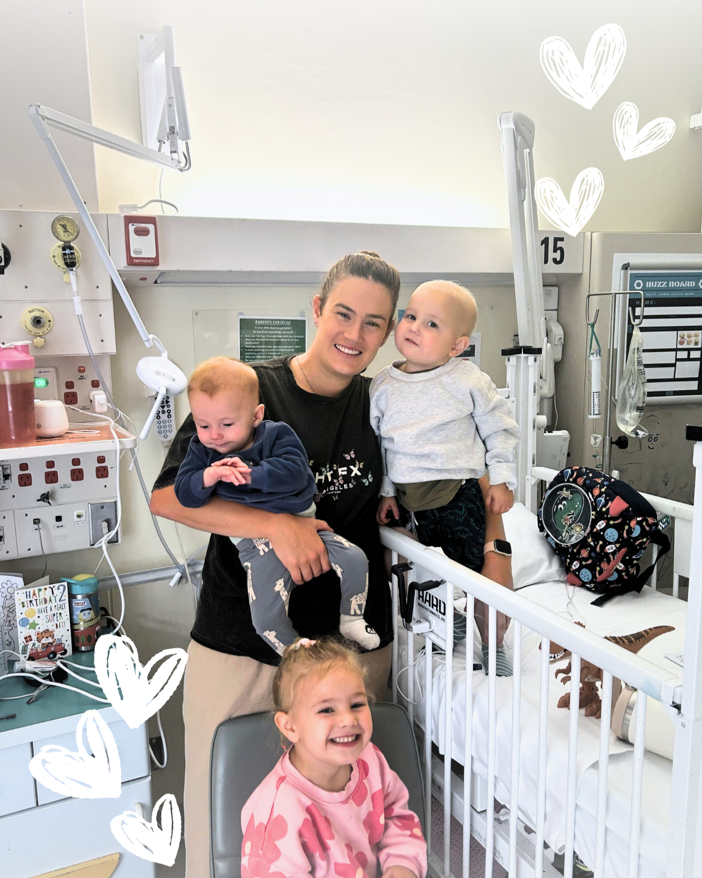 Family supported by Ronald McDonald House Greater Western Sydney