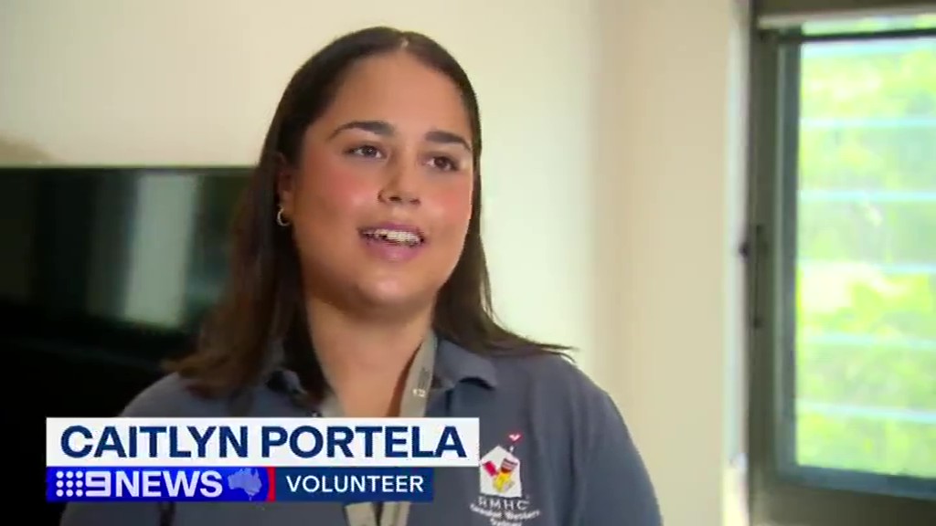 Ronald McDonald House Greater Western Sydney volunteer Caitlyn Portela speaks about how volunteering supports families
