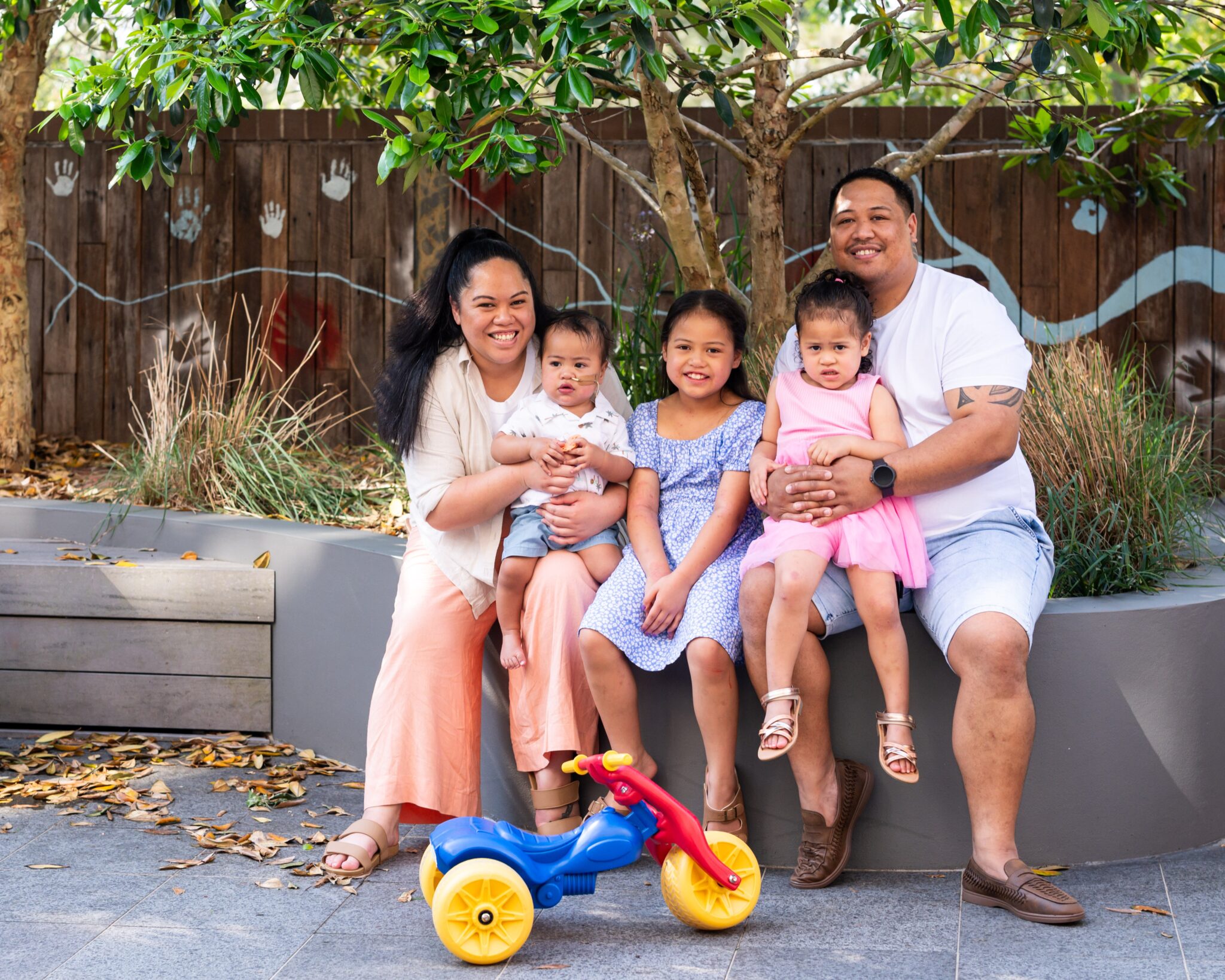 Family supported by Ronald McDonald House Greater Western Sydney
