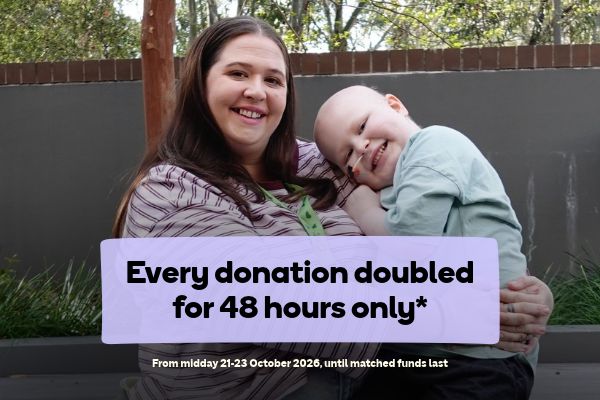 Family supported by Ronald McDonald House Greater Western Sydney