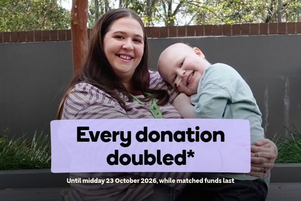 Family supported by Ronald McDonald House Greater Western Sydney